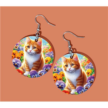 Round Earrings - - GIN(14)