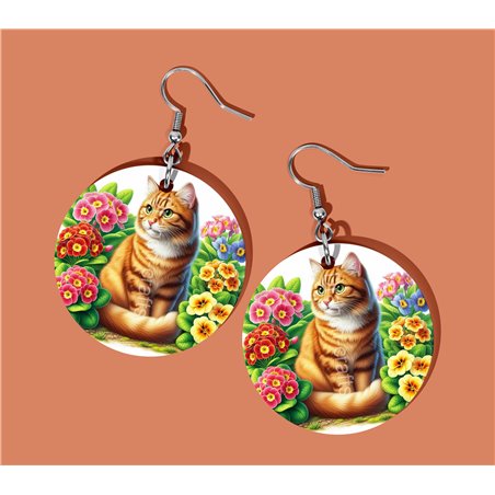 Round Earrings - - GIN(16)