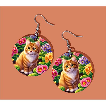 Round Earrings - - GIN(17)