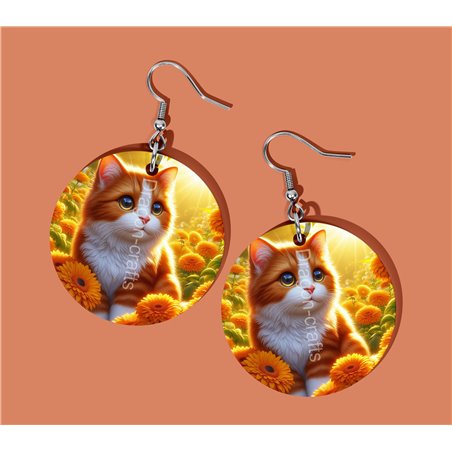 Round Earrings - - GIN(18)