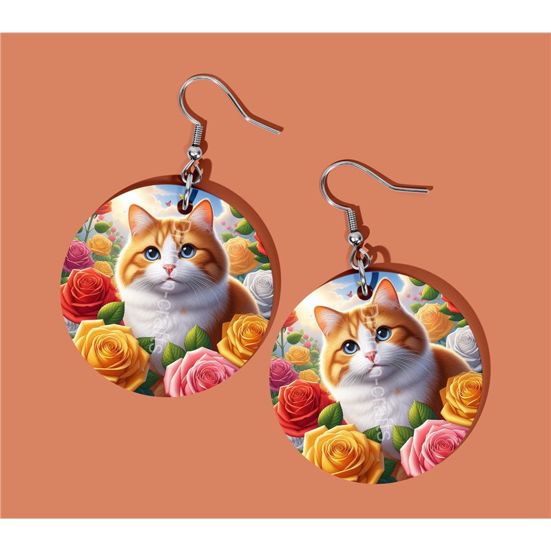 Round Earrings - - GIN(25)