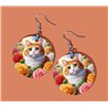 Round Earrings - - GIN(25)