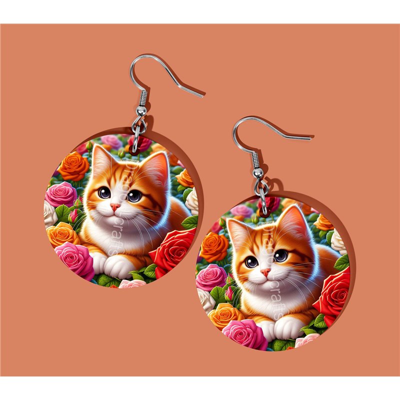 Round Earrings - - GIN(32)