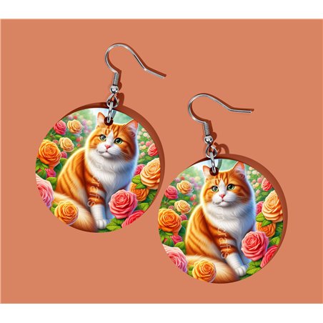 Round Earrings - - GIN(33)