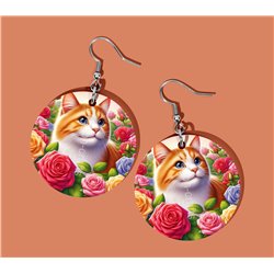 Round Earrings - - GIN(34)