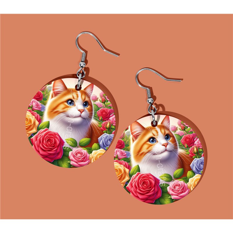 Round Earrings - - GIN(34)