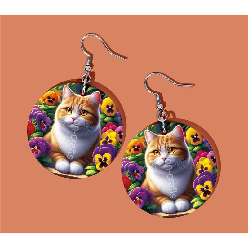 Round Earrings - - GIN(35)