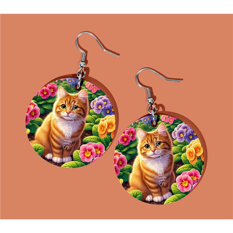 Round Earrings - - GIN(5)