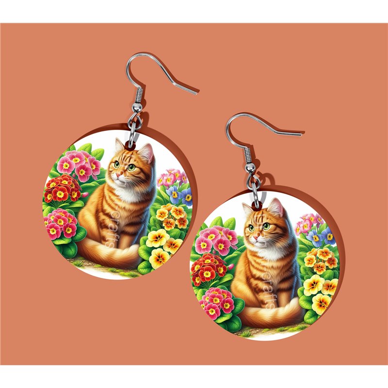 Round Earrings - - GIN(9)