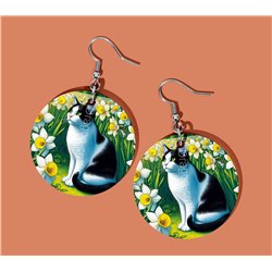 Round Earrings - - TUX(5)