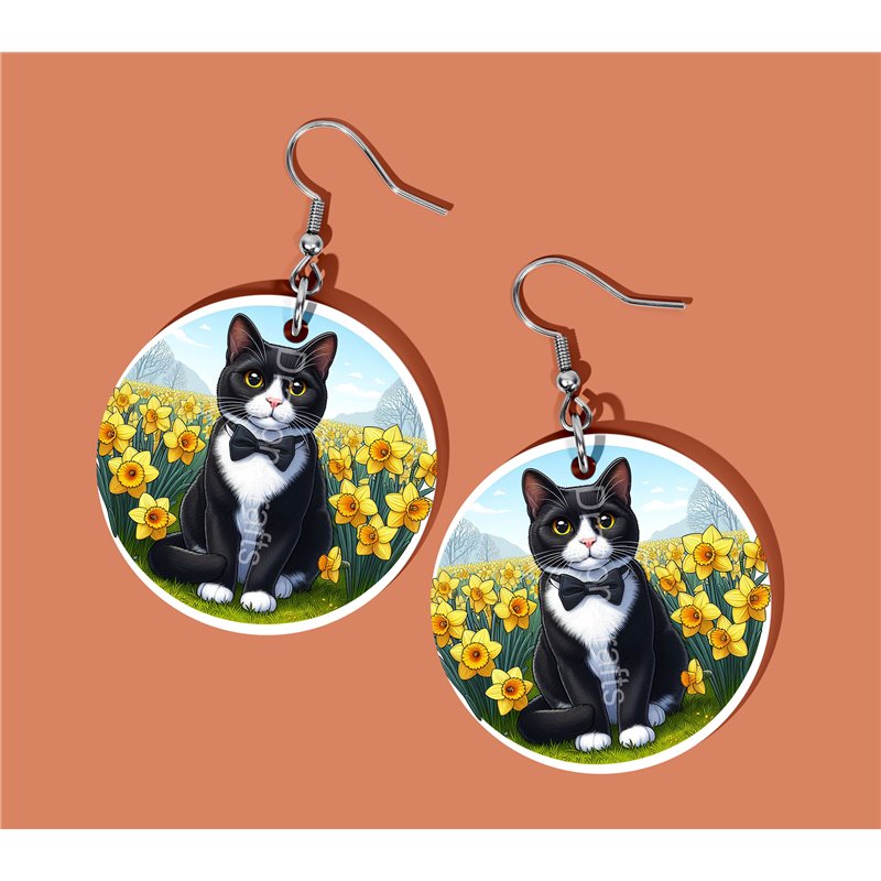 Round Earrings - - TUX(6)