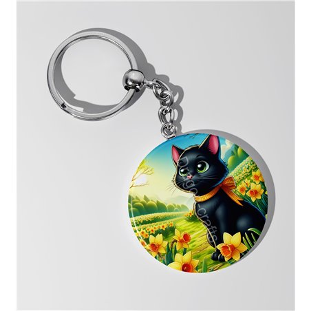 Round Keyring  - BC(18)