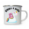 10oz White Enamel Mug - Strike a pose 22