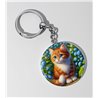 Round Keyring  - GIN(10)