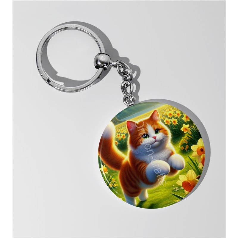 Round Keyring  - GIN(12)