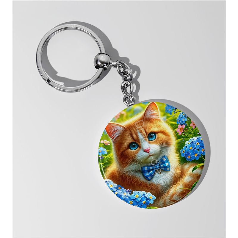 Round Keyring  - GIN(15)