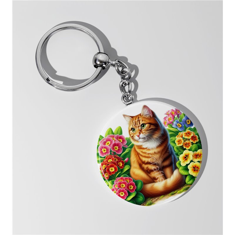 Round Keyring  - GIN(16)