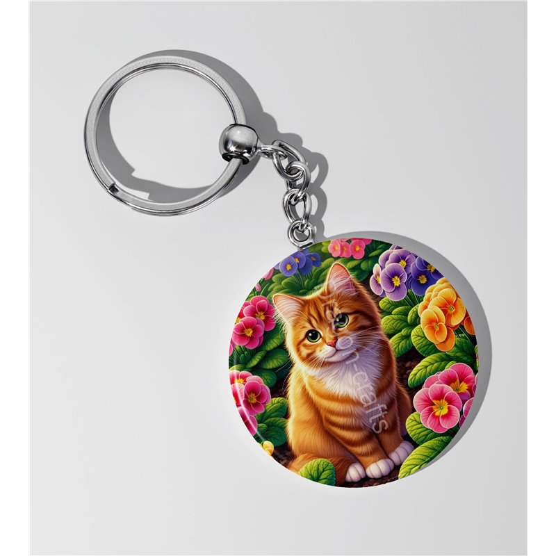 Round Keyring  - GIN(17)