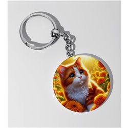 Round Keyring  - GIN(18)