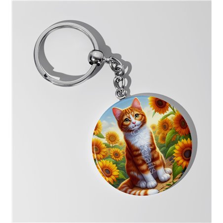 Round Keyring  - GIN(19)