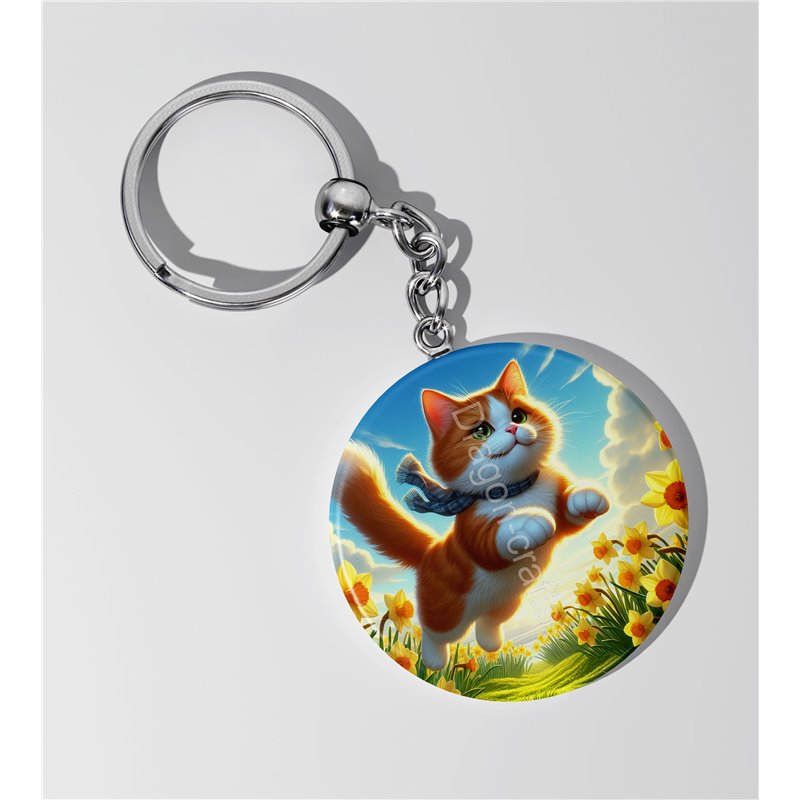 Round Keyring  - GIN(24)