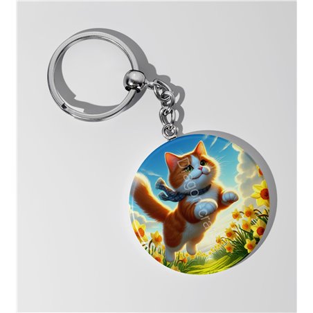 Round Keyring  - GIN(24)