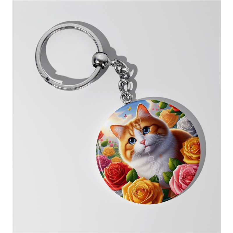 Round Keyring  - GIN(25)