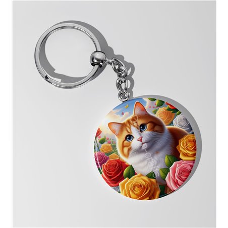 Round Keyring  - GIN(25)