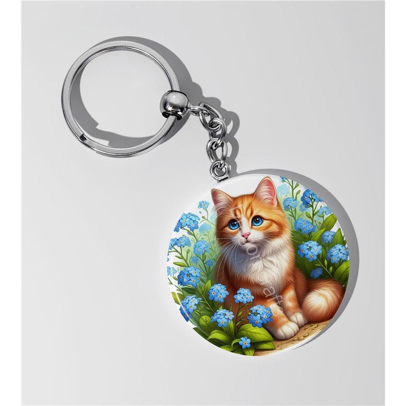 Round Keyring  - GIN(26)