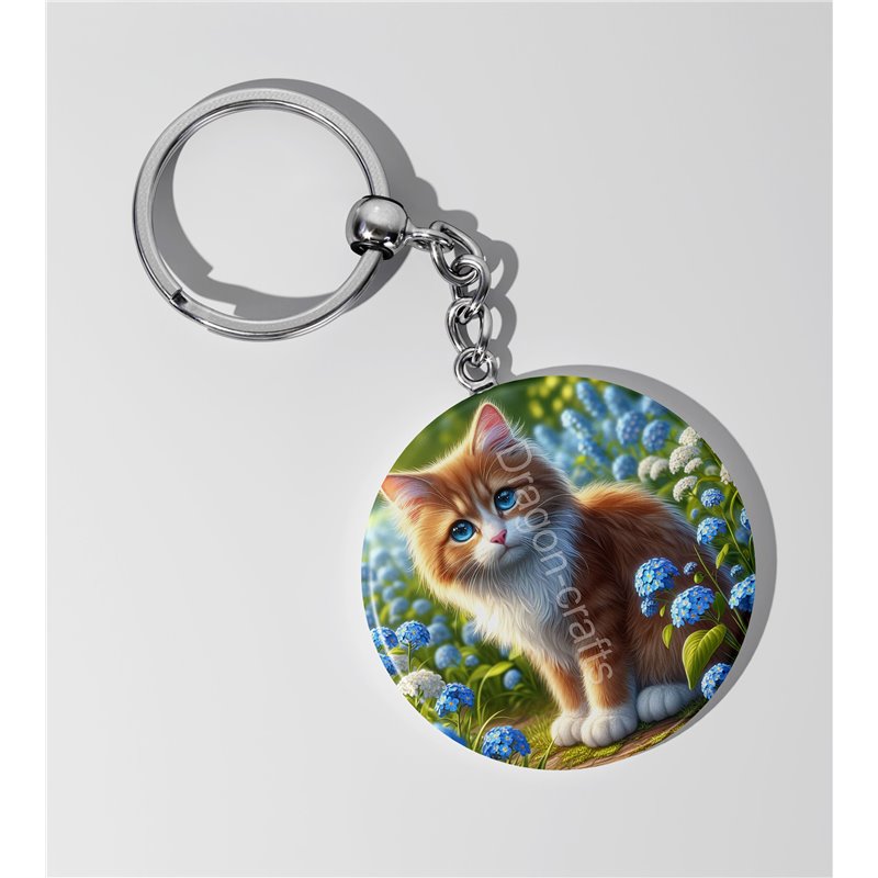 Round Keyring  - GIN(27)