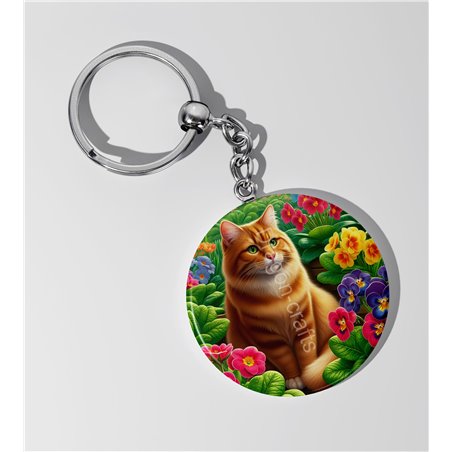 Round Keyring  - GIN(28)