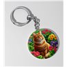 Round Keyring  - GIN(28)