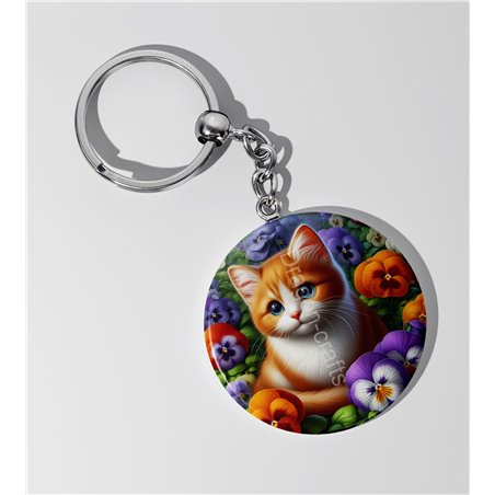 Round Keyring  - GIN(3)