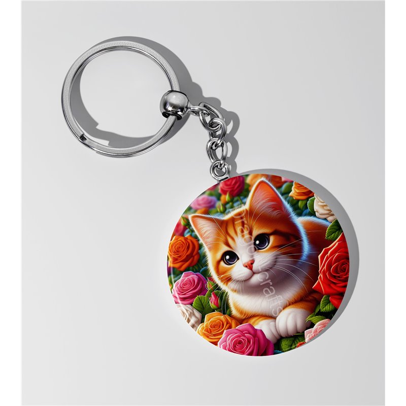 Round Keyring  - GIN(32)