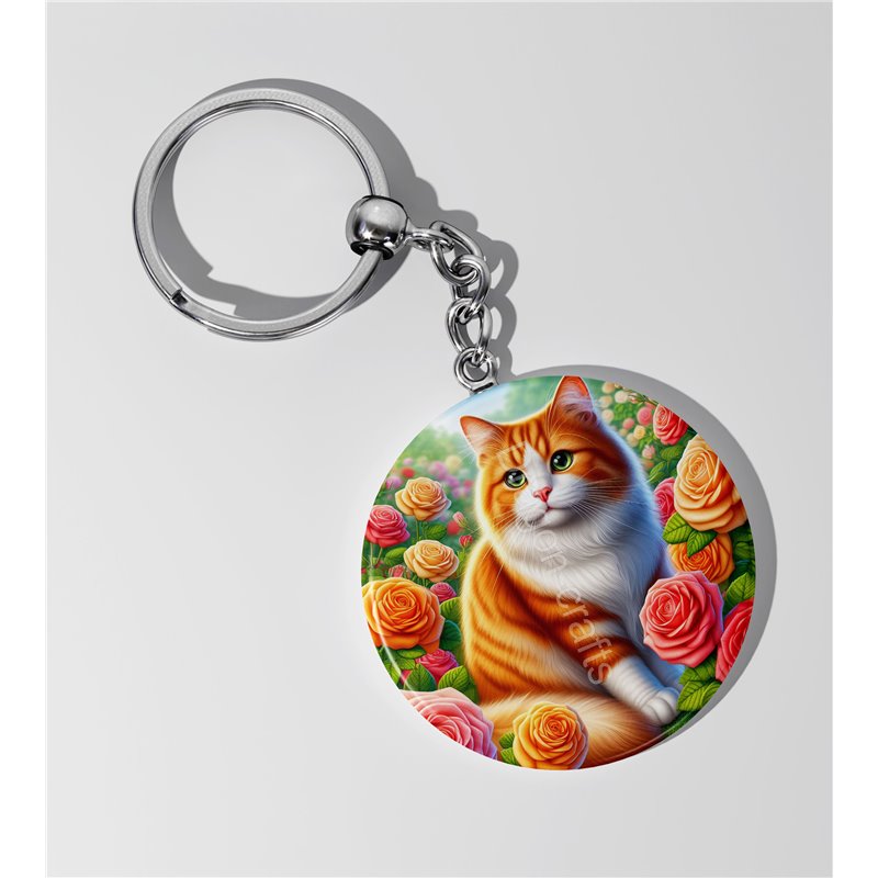 Round Keyring  - GIN(33)