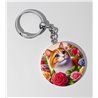 Round Keyring  - GIN(34)