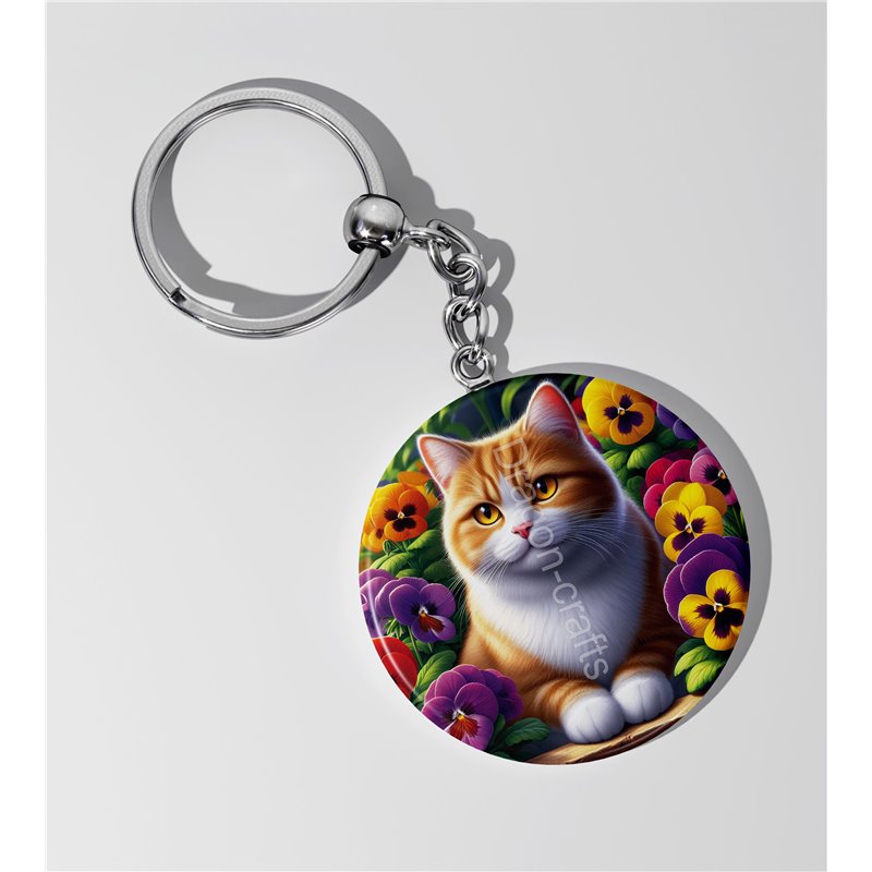 Round Keyring  - GIN(35)