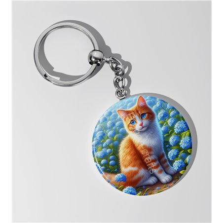 Round Keyring  - GIN(36)