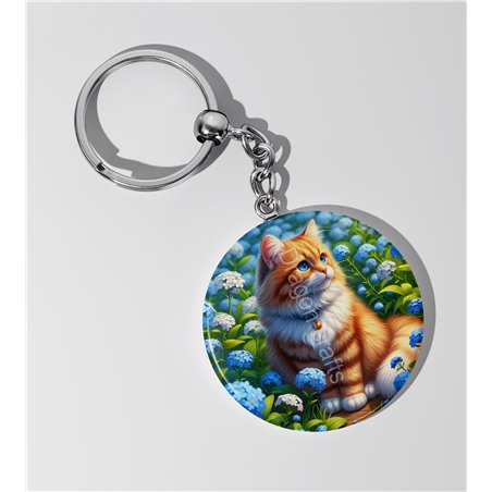 Round Keyring  - GIN(7)