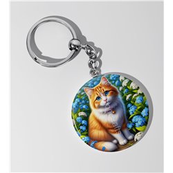 Round Keyring  - GIN(8)