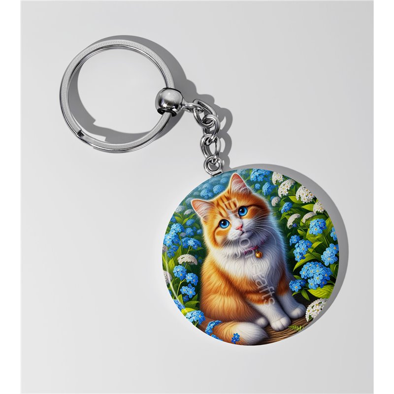 Round Keyring  - GIN(8)