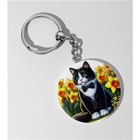 Round Keyring  - TUX(1)