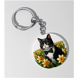 Round Keyring  - TUX(7)