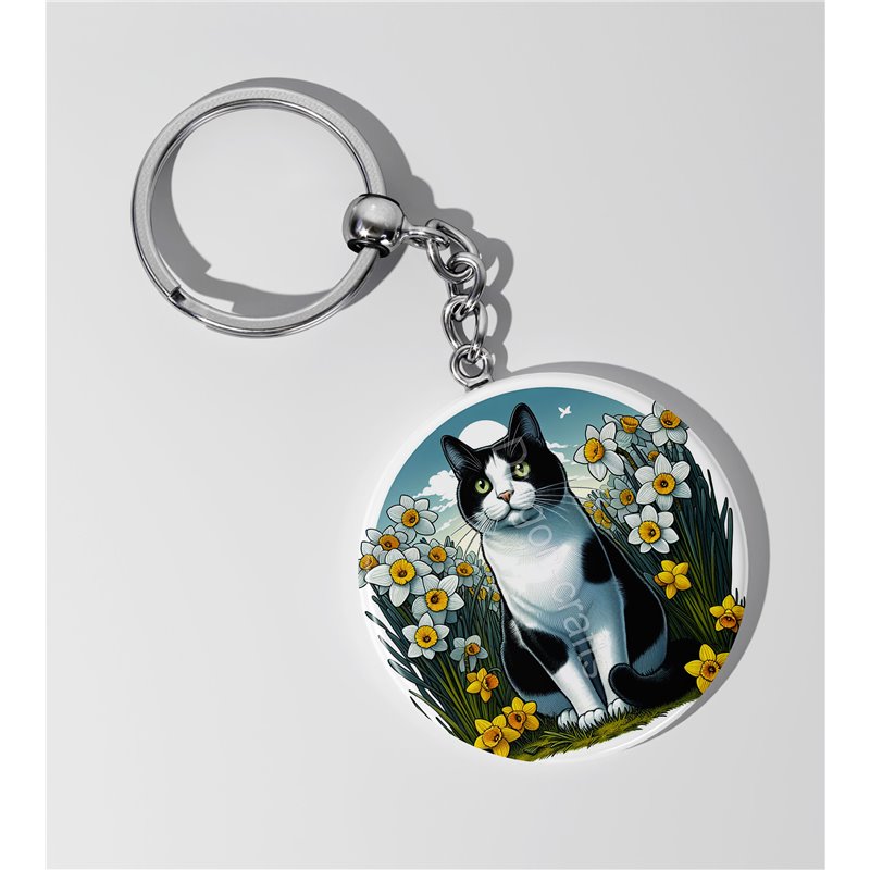 Round Keyring  - WBL(6)