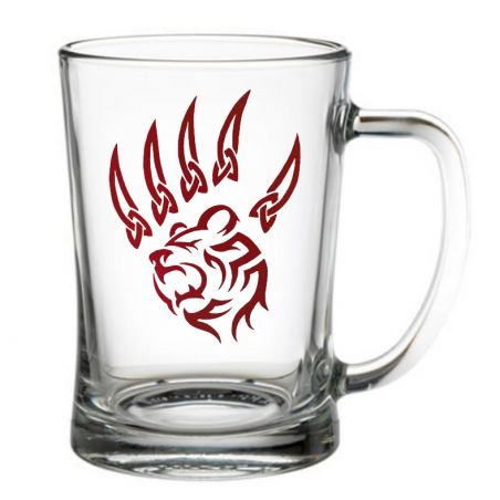 Glass Beer Tankard