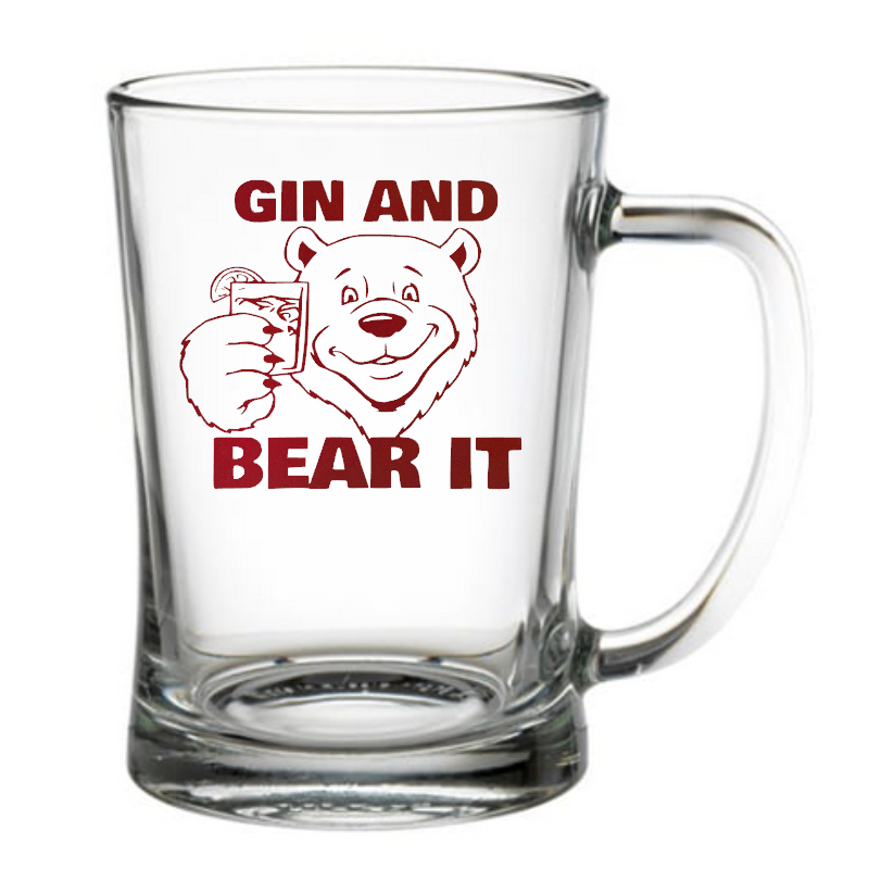 Glass Beer Tankard