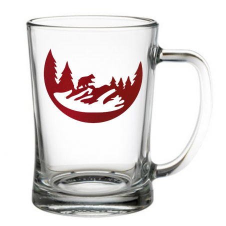 Glass Beer Tankard