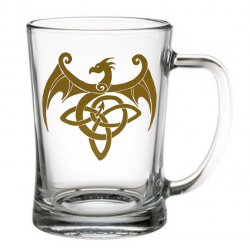 Glass Beer Tankard