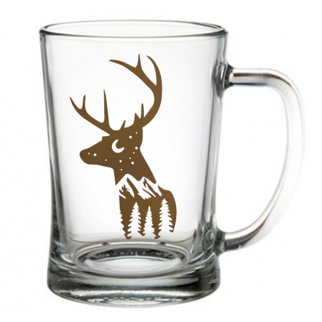 Glass Beer Tankard