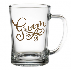 Glass Beer Tankard